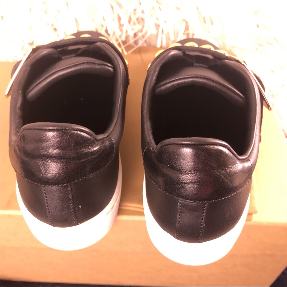 Black Burberry Westford Studded Sneaker - Picture 4 of 7